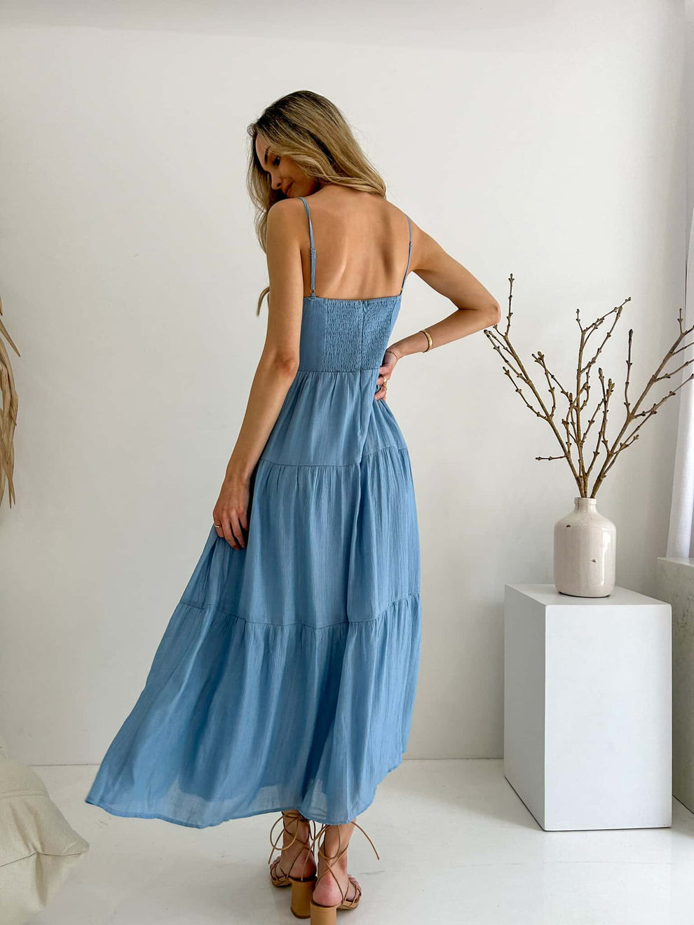 Isabella Maxi Dress - Blue