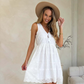 Aysha Dress - White Anglaise