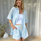 Aria Shorts - Sky Blue