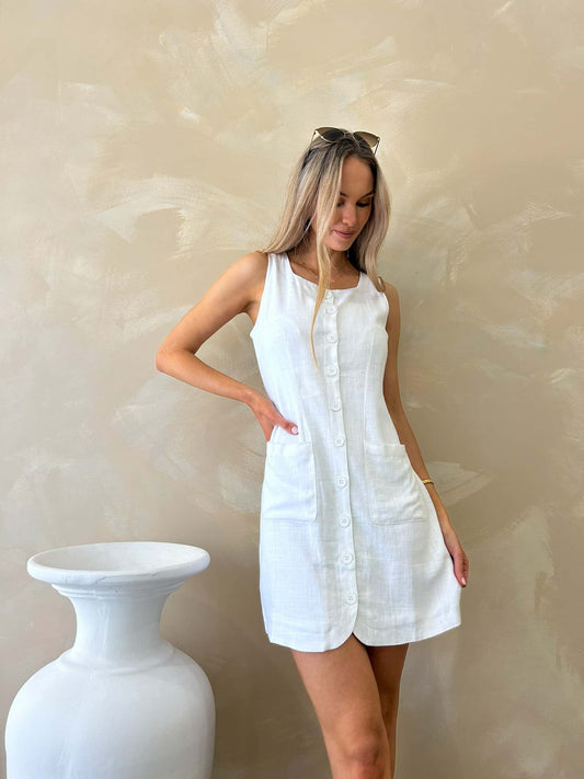 Vienna Dress - White