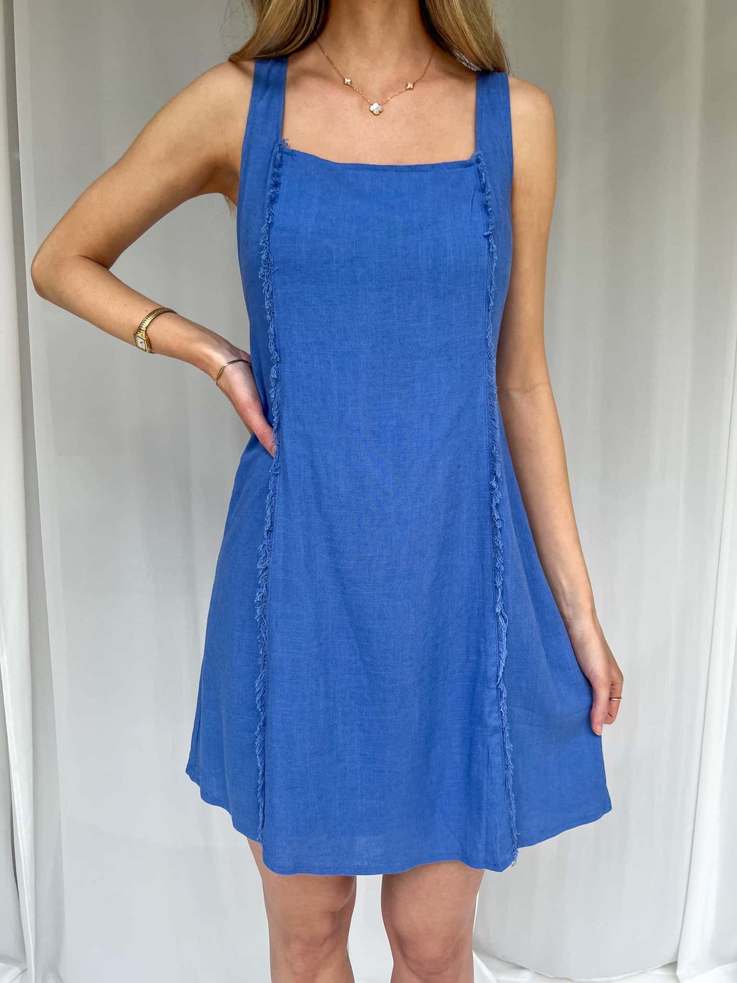 Kaylin Dress - Ocean Blue