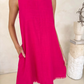 Freya Dress - Hot Pink