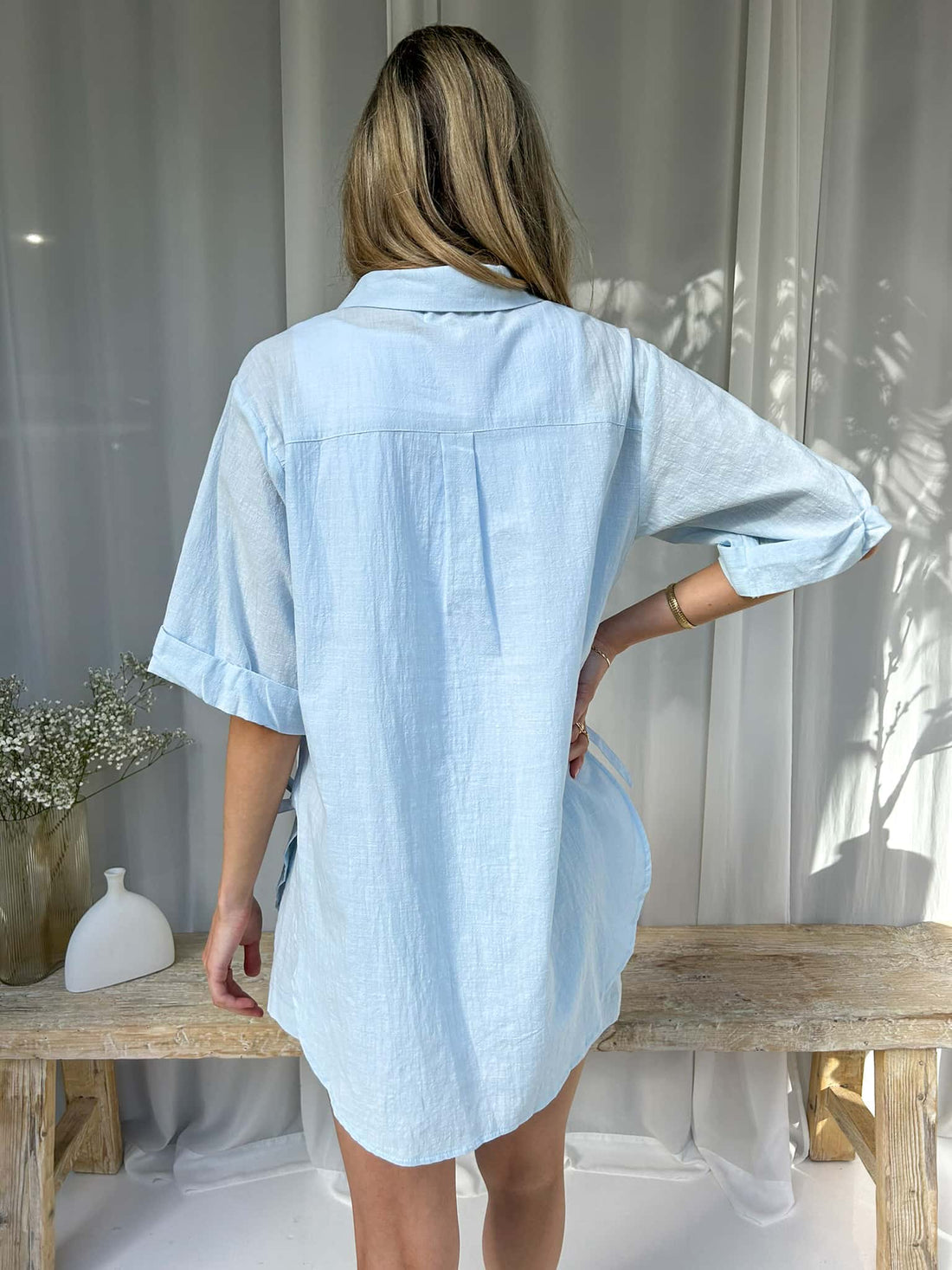 Aria Shirt - Sky Blue