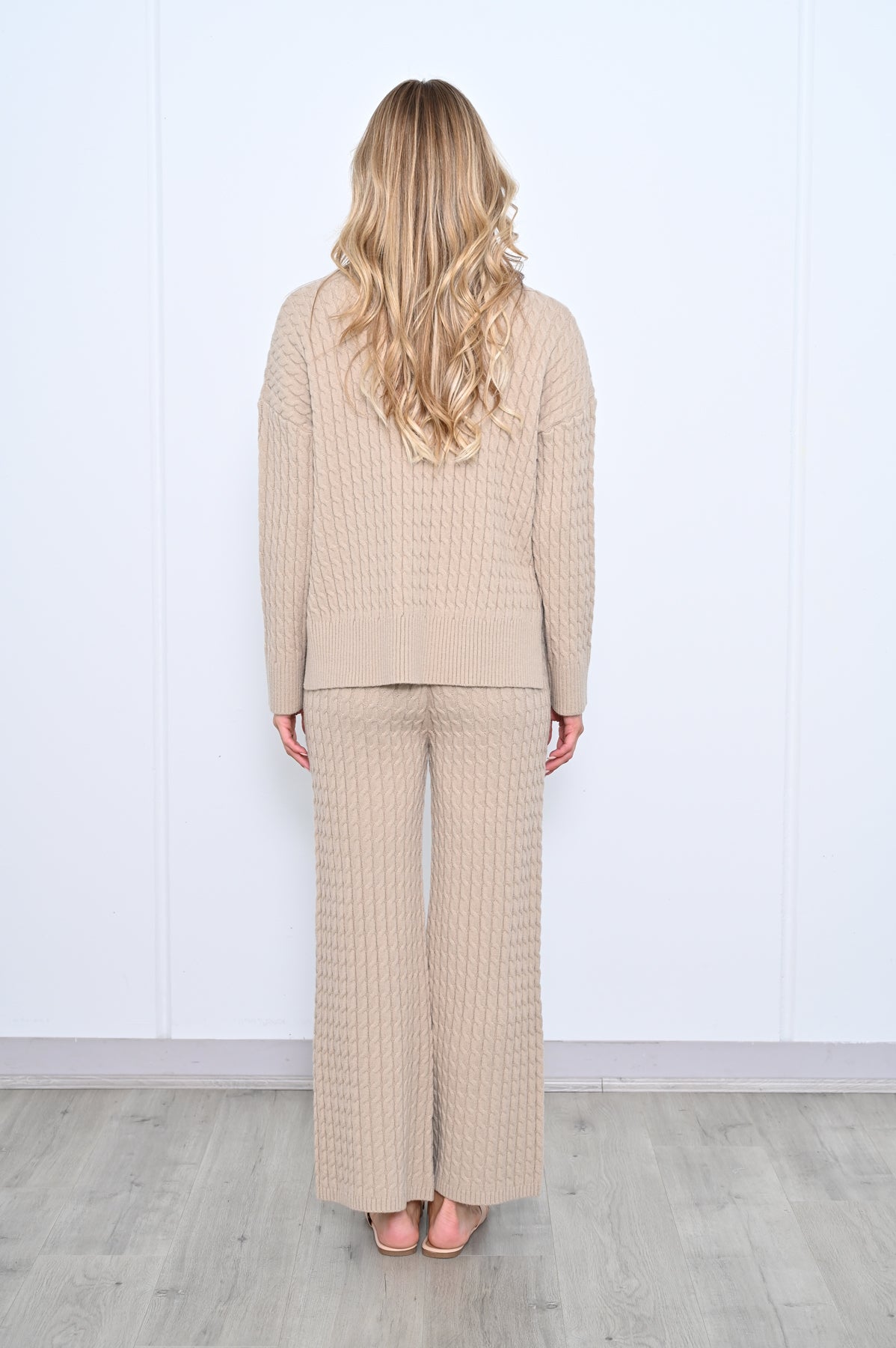Arabella Knit Pant - Taupe