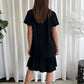 Sally Smock Dress (Pockets) - Black