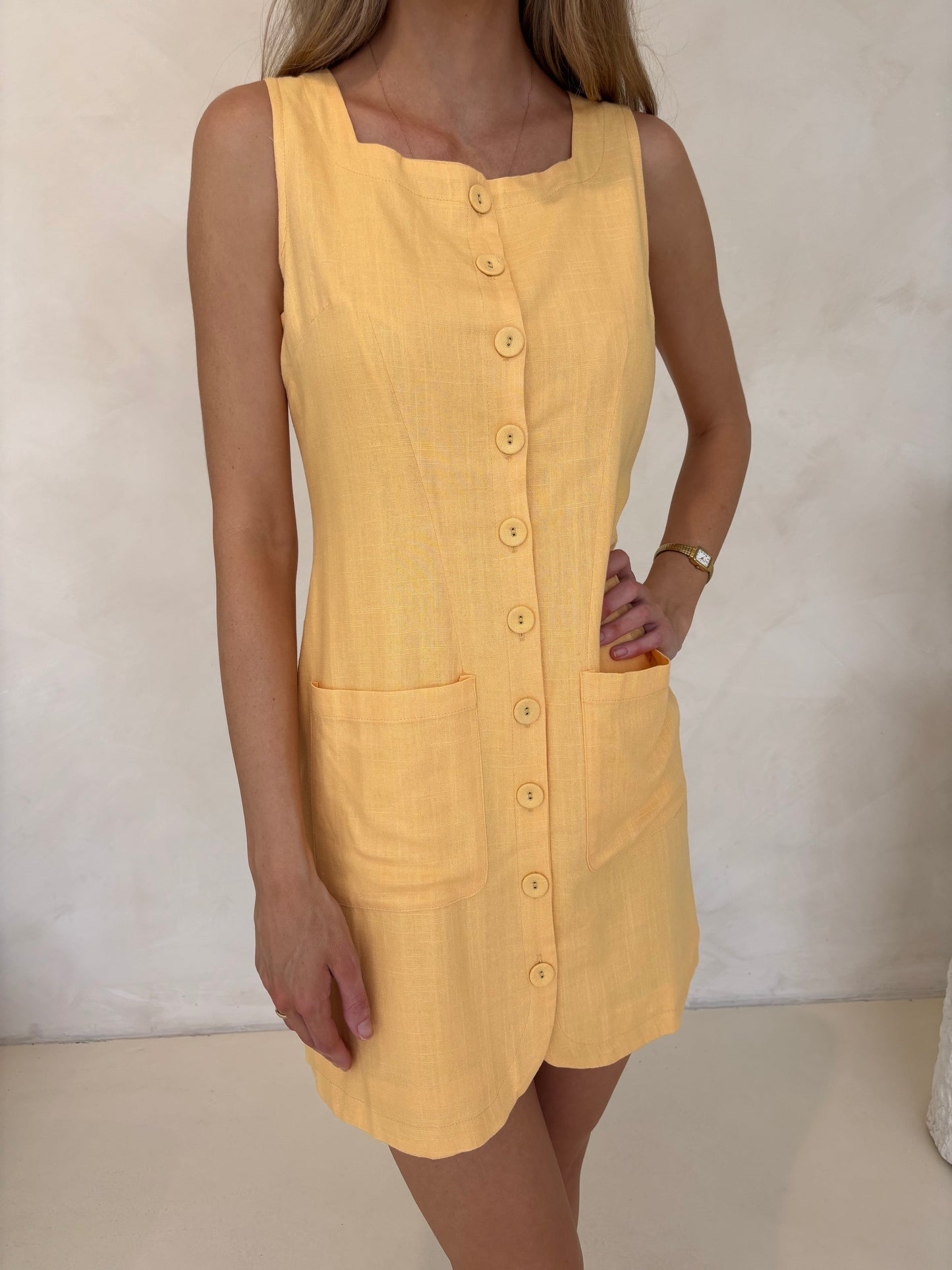 Vienna Dress - Pastel Orange