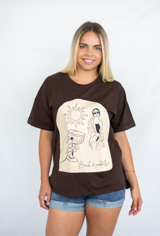 Beach & Cocktails Tee