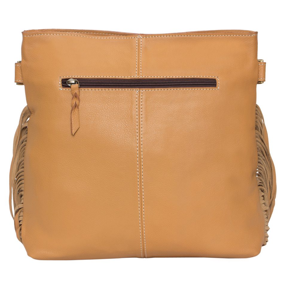 Pasto Sling Bag - Tan/White