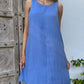 Freya Dress - Ocean Blue