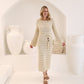 Lennon Knitted Dress - Beige