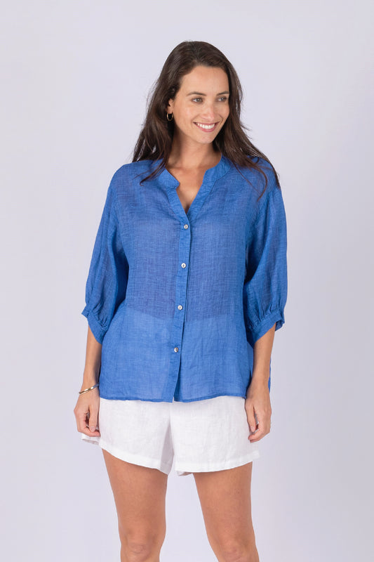 Shae Blouse - Royal Blue