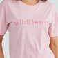 Wildflower Relaxed Tee - Ballet Pink