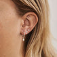 Dainty Pearl Hoops