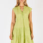 Gwen Tiered Dress - Lime