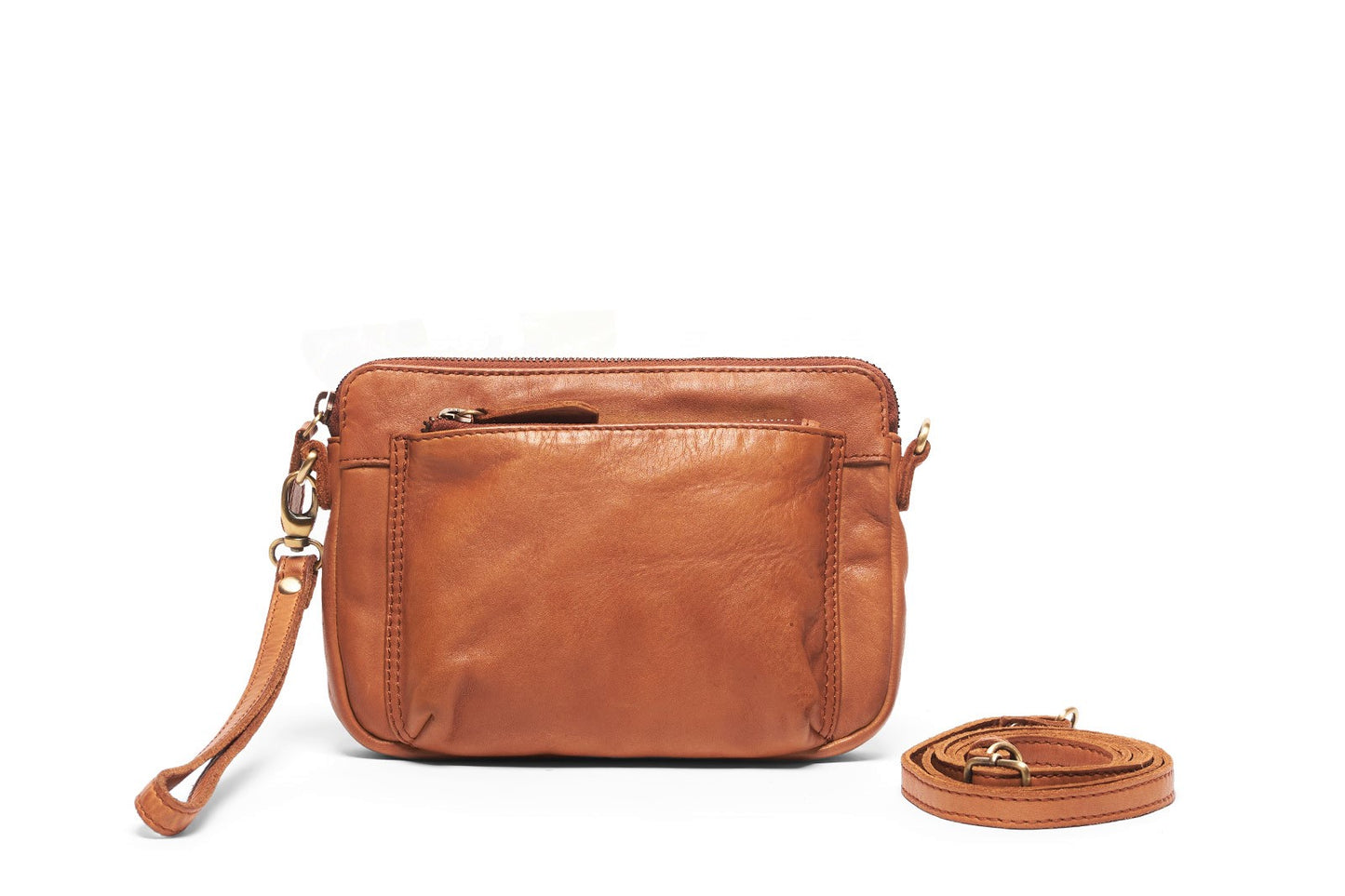 Sophie Clutch/Bag - Cognac