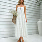 India Maxi Dress - White Anglaise