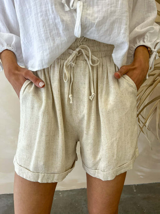 Lucciana Shorts - Natural