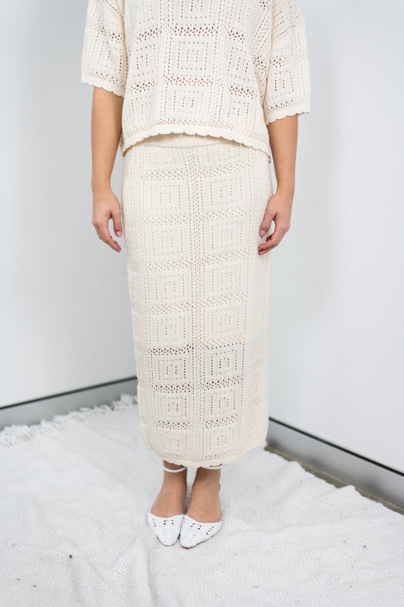 Alessandra Crochet Skirt