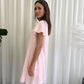 Betty Smock Dress - Baby Pink