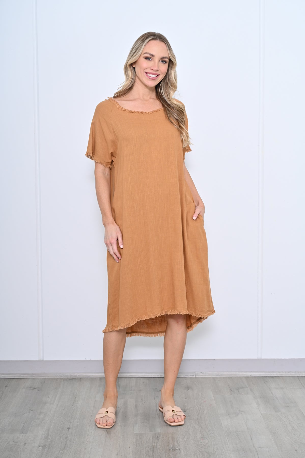 Haven Dress - Tan