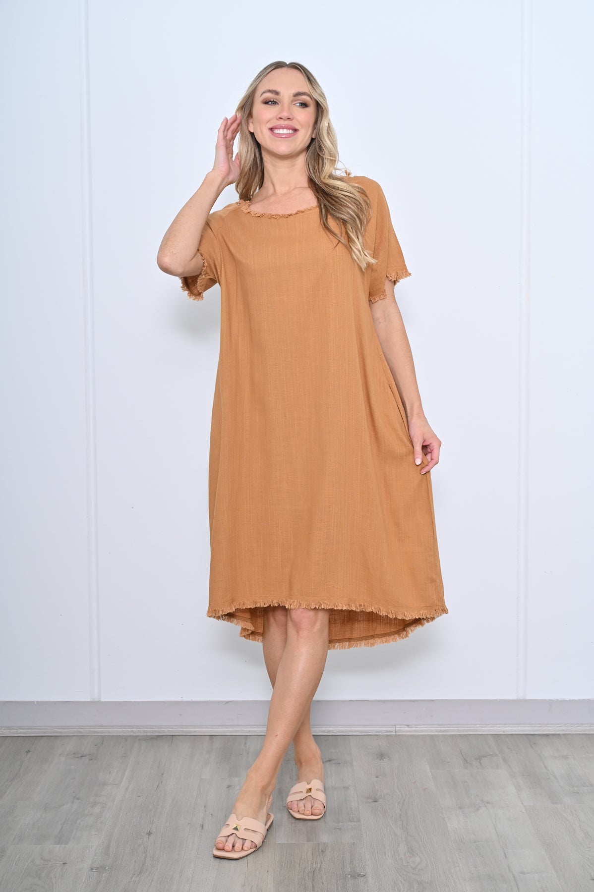 Haven Dress - Tan