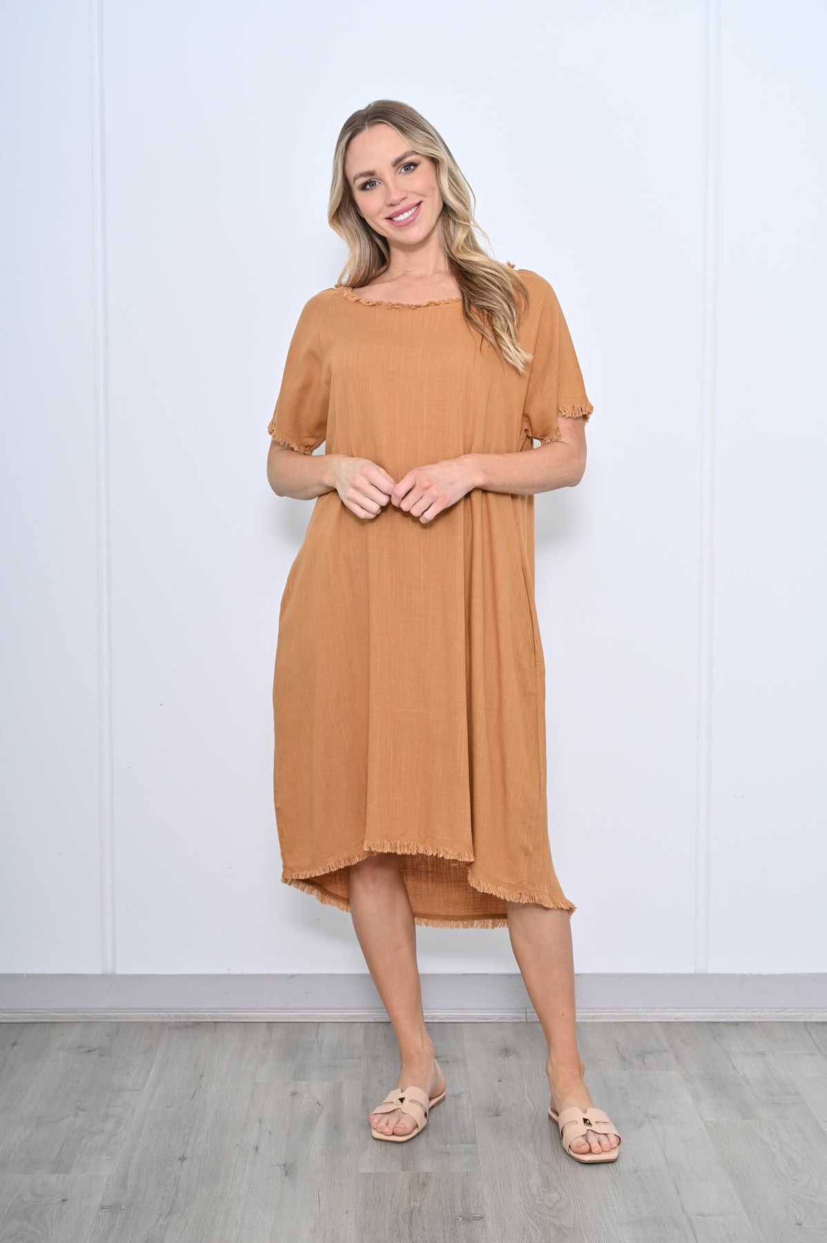 Haven Dress - Tan