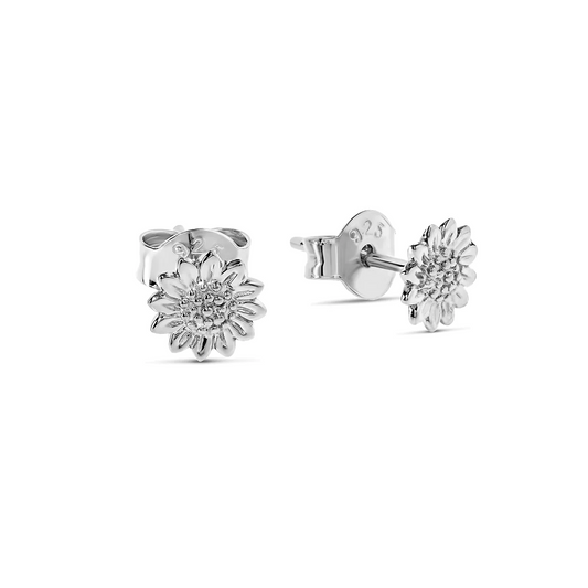 Dainty Sunflower Studs