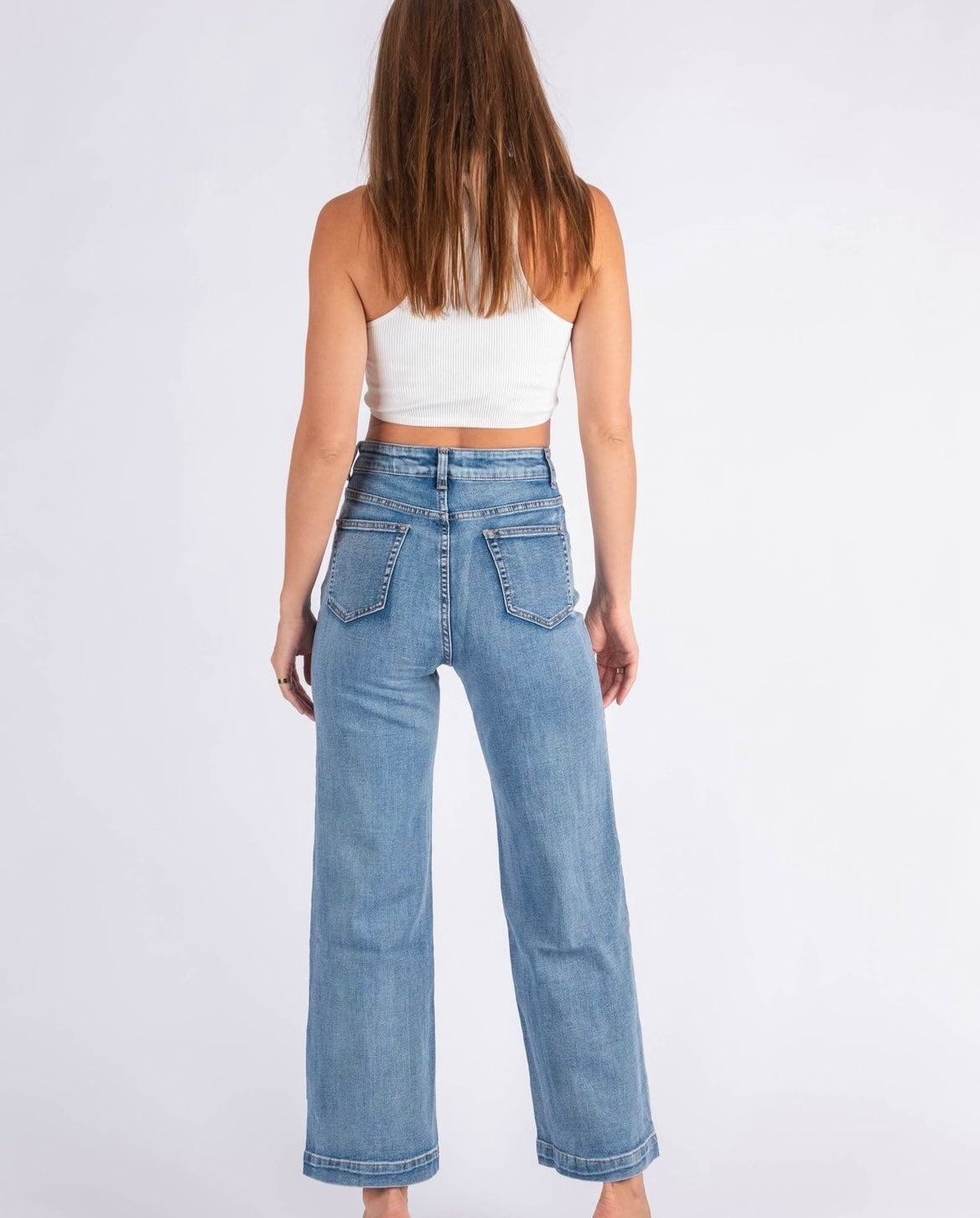 Maddie Flared Jeans - Denim Blue