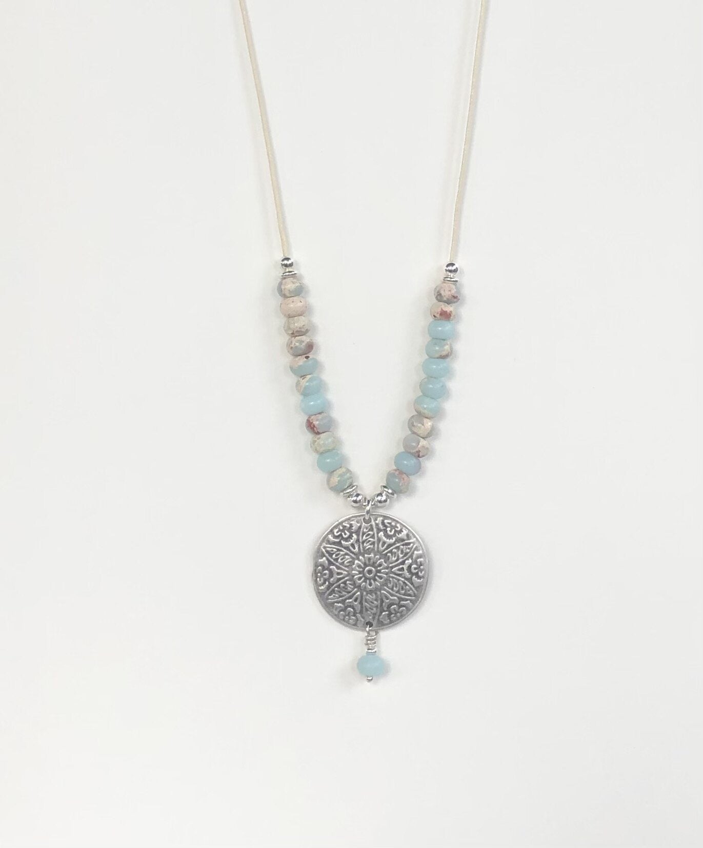 Blue Sediment Antique Necklace