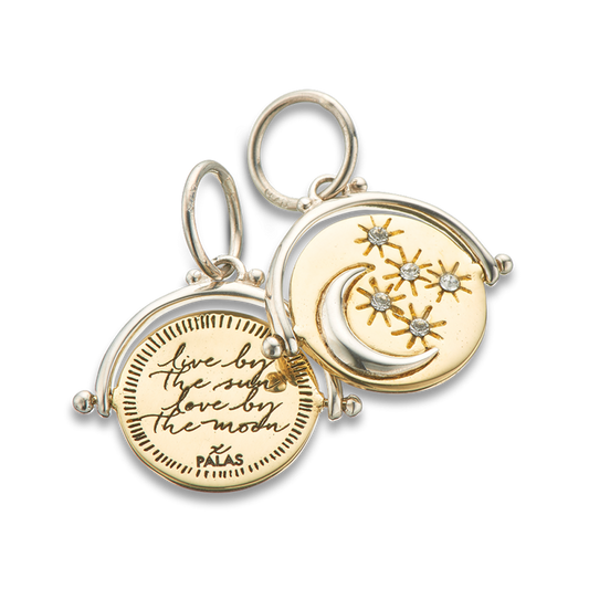 Live by the Sun Love by the Moon Spinner Charm