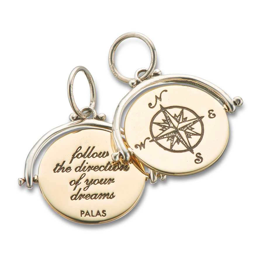 Compass Spinner Charm