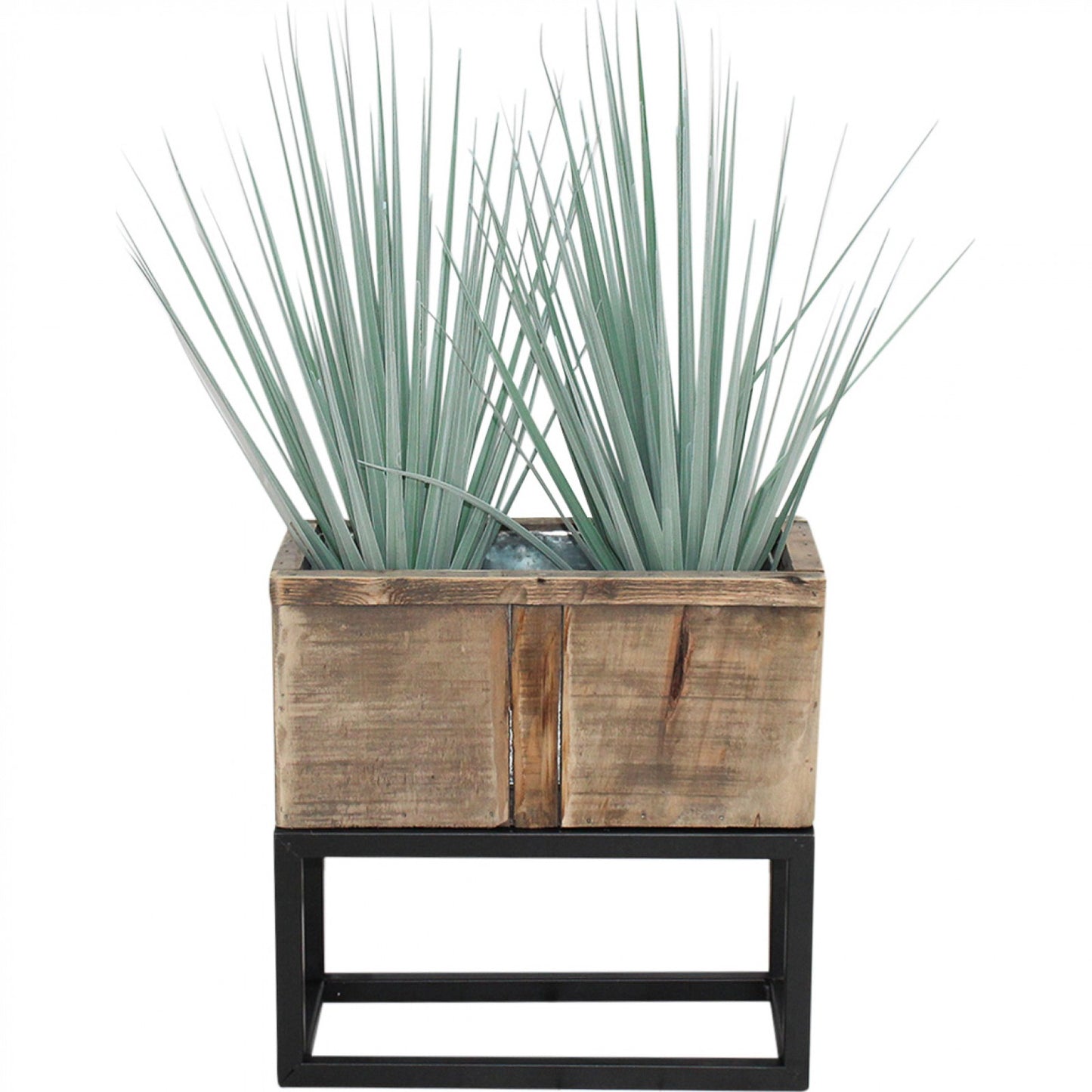 Metal Base Timber Planter