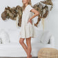 Layne Linen Dress - Beige