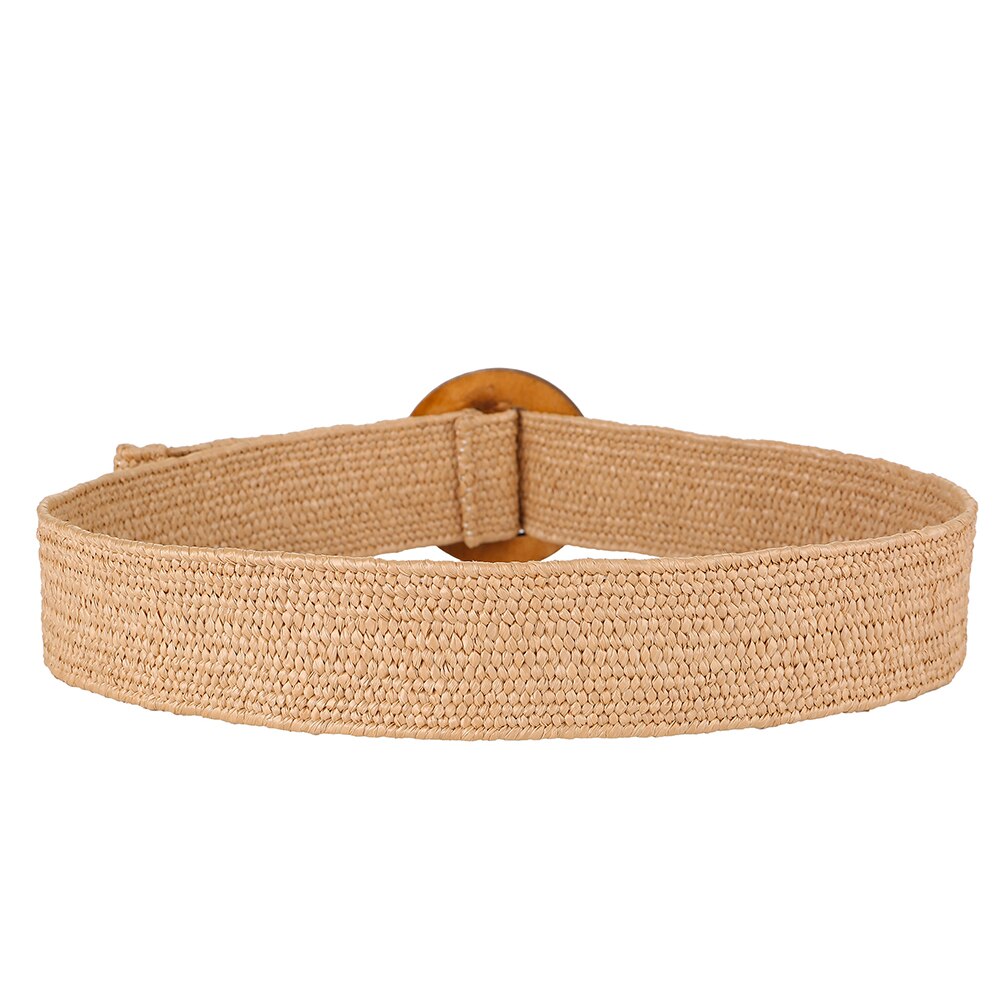 Round Timber Buckle Belt