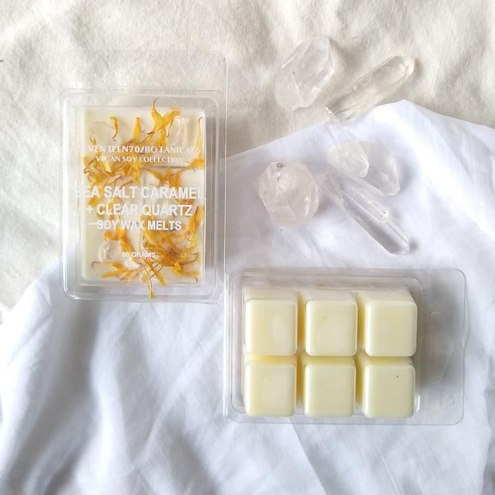 Sea Salt Caramel & Clear Quartz Wax Melts