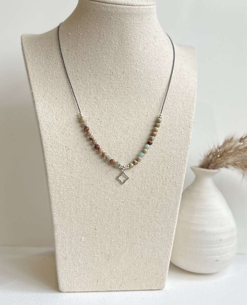 Terra Jasper Star Necklace