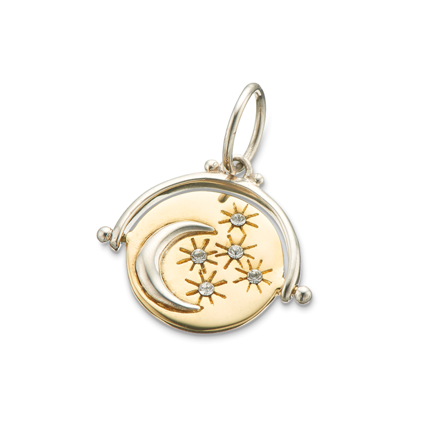 Live by the Sun Love by the Moon Spinner Charm