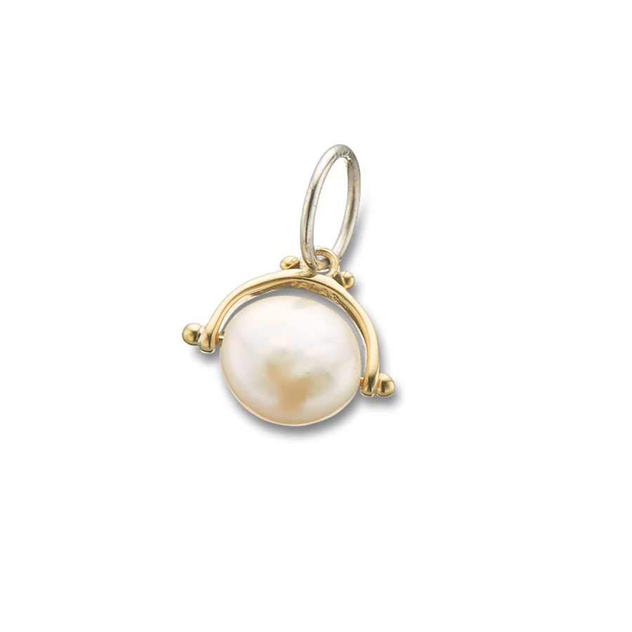 Pearl Prosperity Spinner Charm