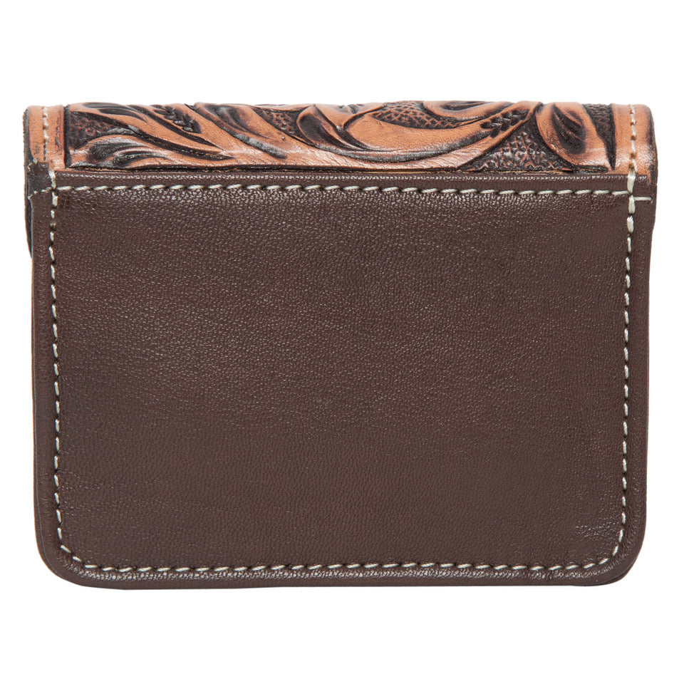 Chile Coin Purse - Brown/White