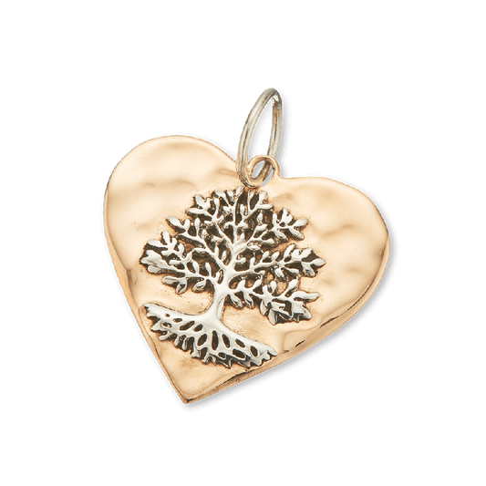 Tree of Life Heart Charm