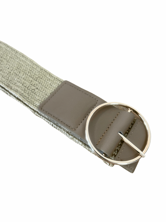 Circle Gold Buckle Belt