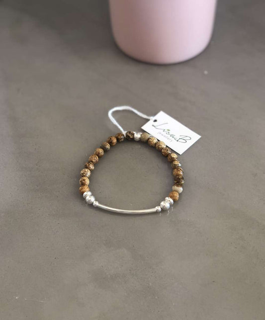 Jasper Bar Bracelet