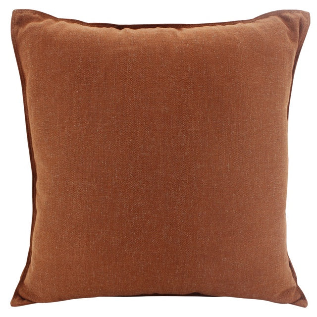 Square Linen Cushion - Copper