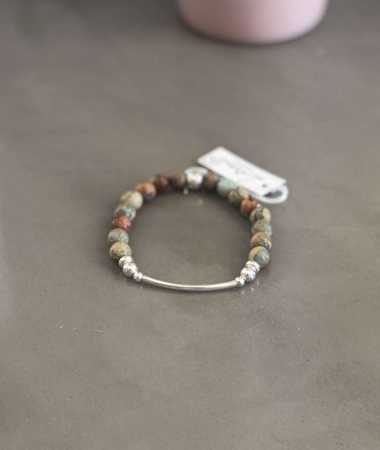 Terra Jasper Bar Bracelet